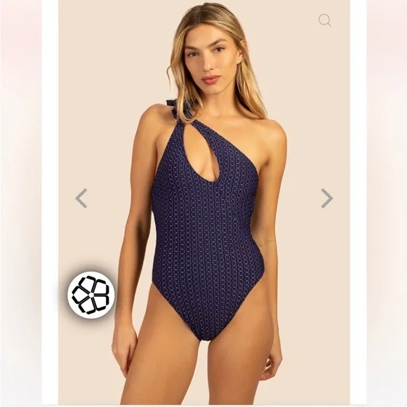 NWT TRINA TURK ADELINE
ASYMMETRICAL MAILLOT - Picture 1 of 10